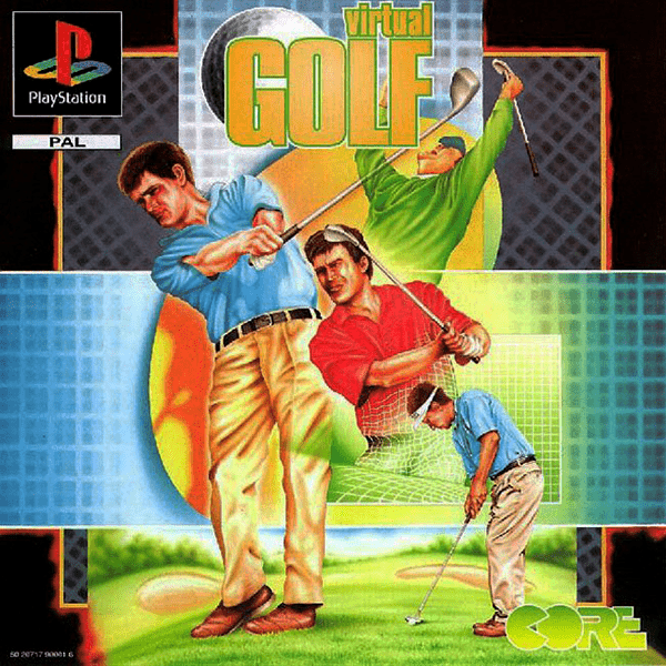 Virtual Golf box art for Playstation